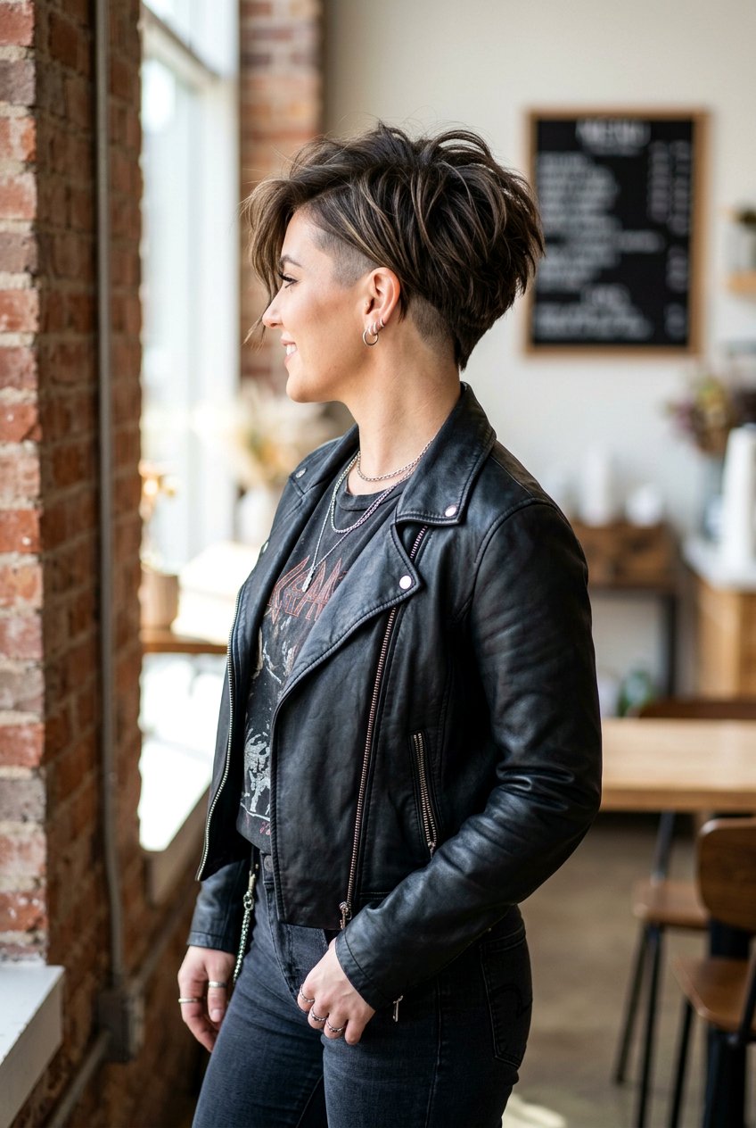 Undercut Pixie With Stacked Back - 20 pixie with stacked back - 20 pixie with stacked back