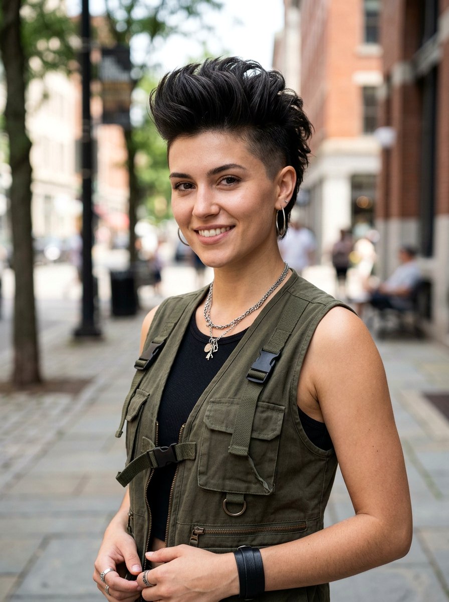 Undercut Pixie With Volume At Crown - 20 pixie cut with volume at crown - 20 pixie cut with volume at crown