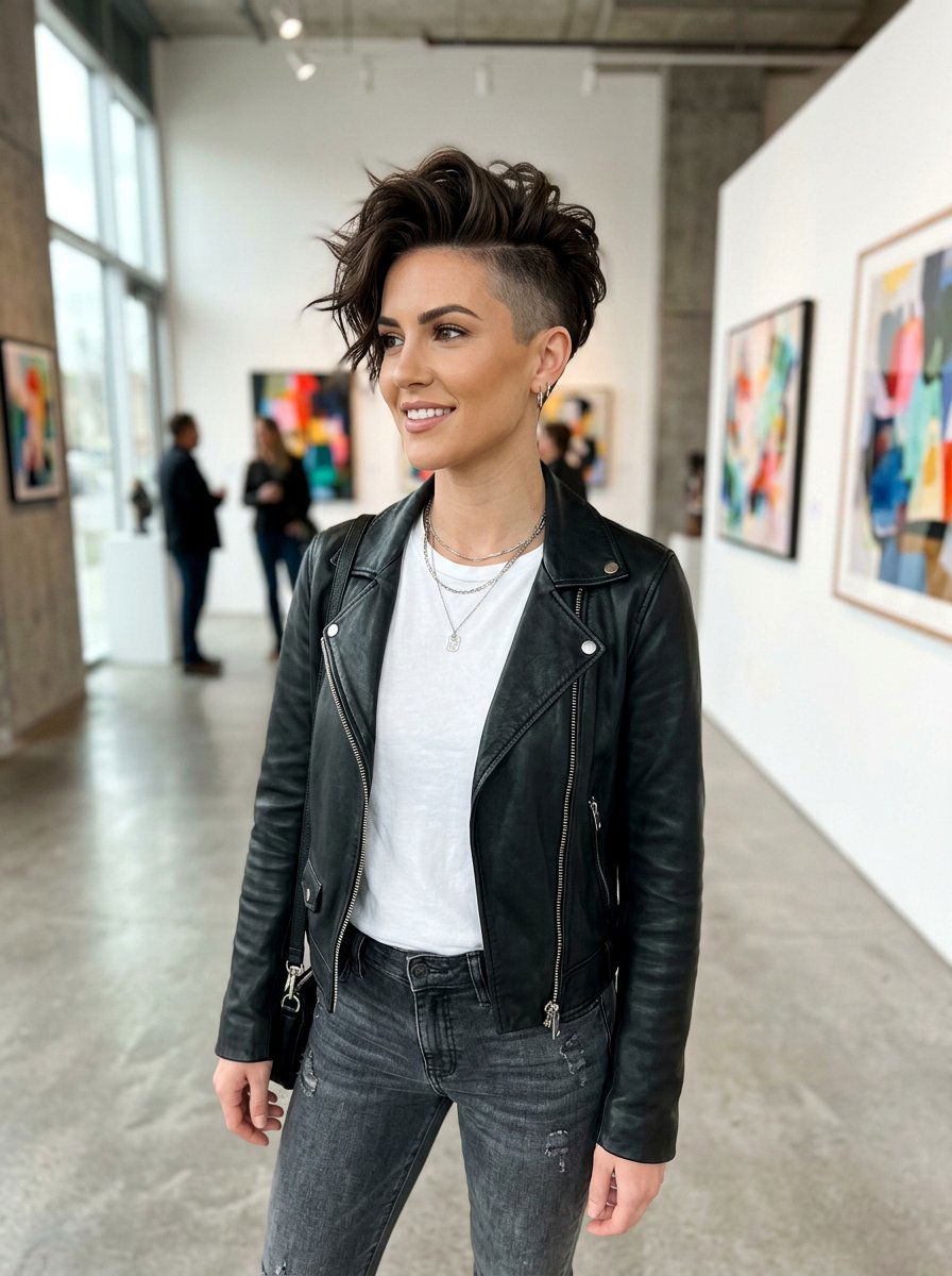 Undercut Pixie With Volume On Top - 20 short haircut with volume on top - 20 short haircut with volume on top