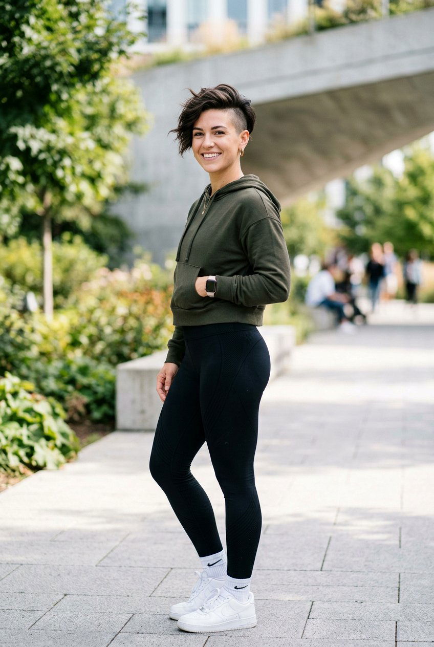 Undercut Pixie - 20 wash and wear haircut for moms - 20 wash and wear haircut for moms