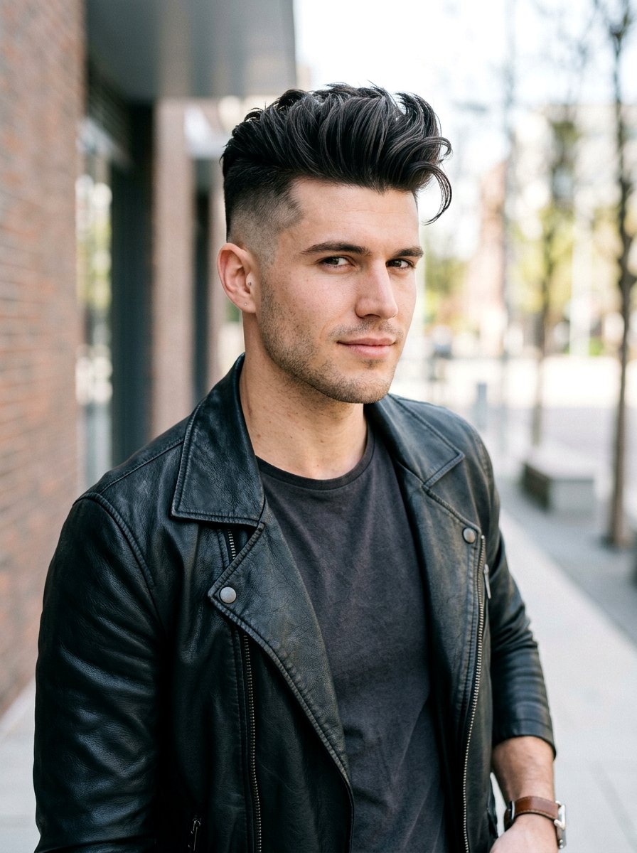 Undercut Quiff - 20 quiff haircut for thick hair men - 20 quiff haircut for thick hair men