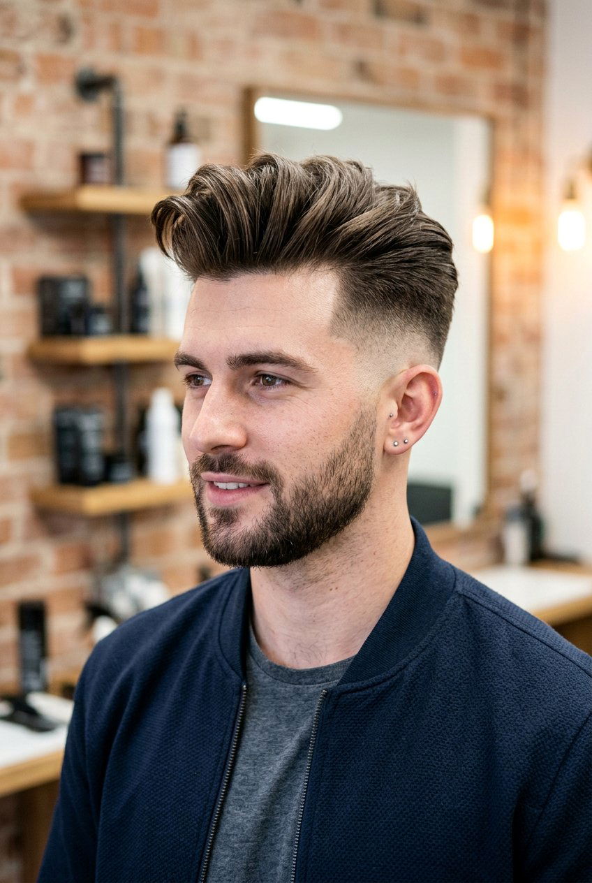 Undercut Quiff - 20 quiff haircut for men - 20 quiff haircut for men