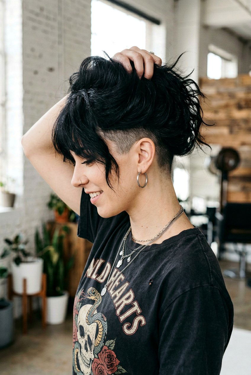 Undercut Shag - 20 low maintenance shag for mature women - 20 low maintenance shag for mature women