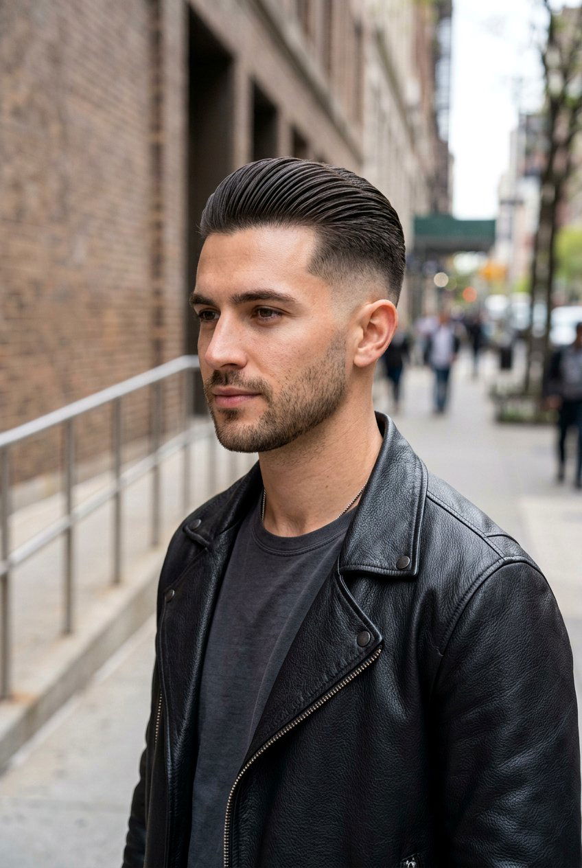 Undercut Slick Back Taper Fade Men - 20 slick back taper fade men - 20 slick back taper fade men