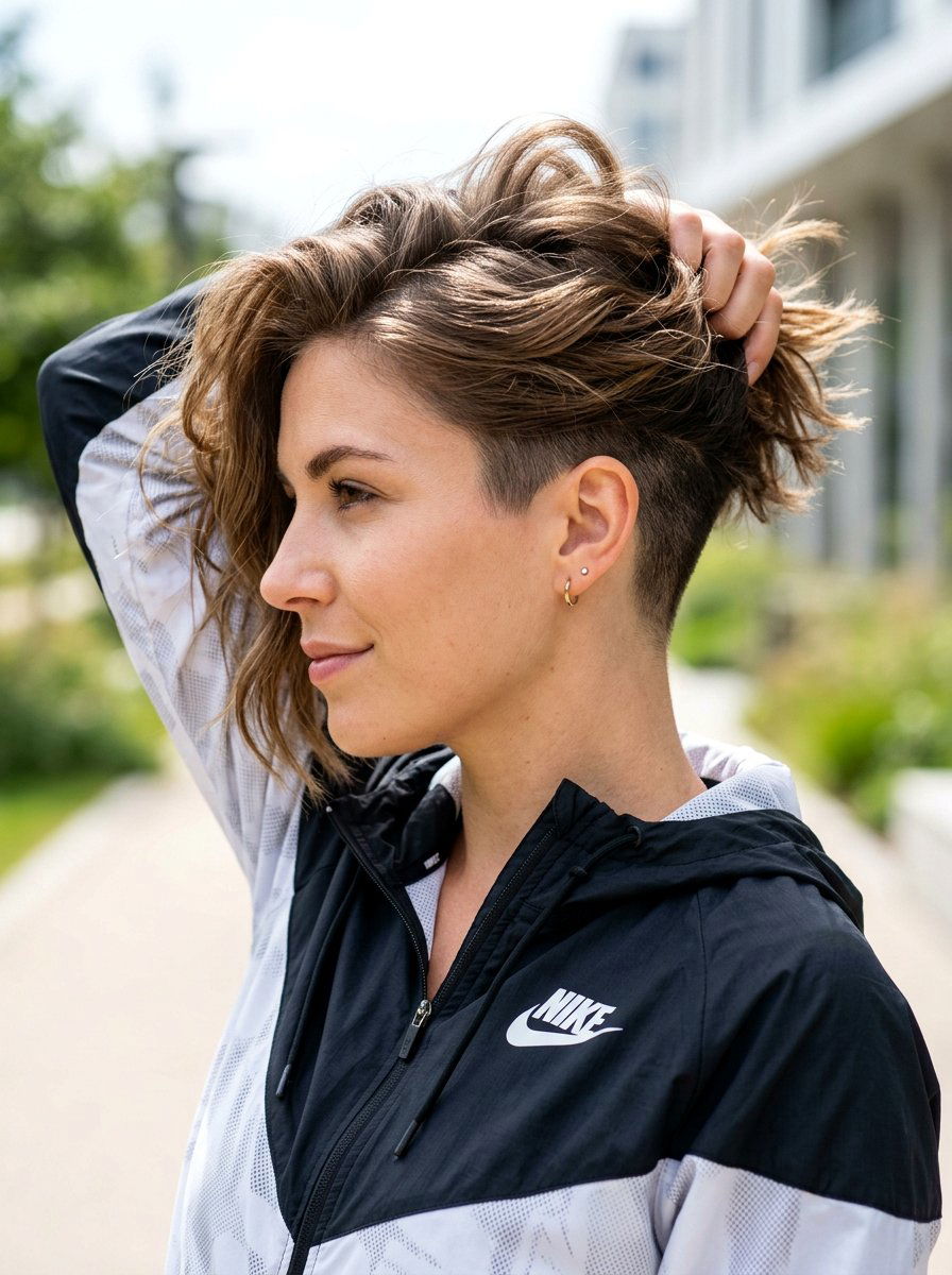 Undercut Textured Bob - 20 textured short bob for thick hair women - 20 textured short bob for thick hair women