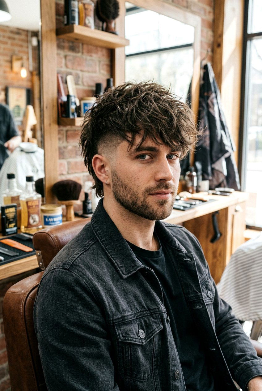 Undercut Wolf Cut - 20 wolf cut men - 20 wolf cut men