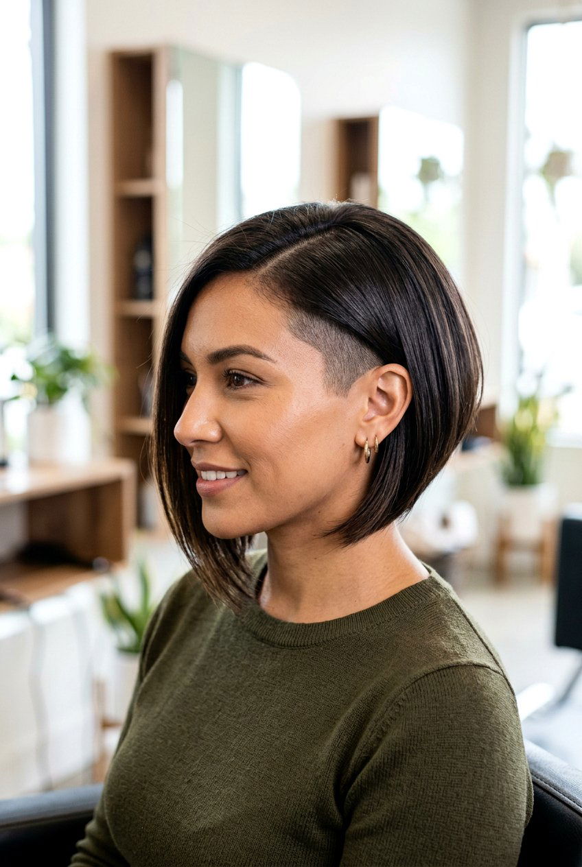 Undercut asymmetrical bob - 20 asymmetrical bob haircut - 20 asymmetrical bob haircut