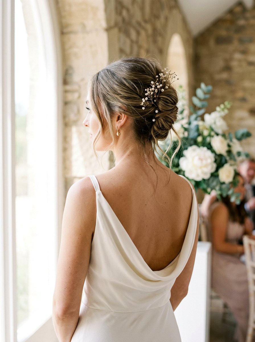 Undone French Twist Wedding - 20 wedding hairstyles for outdoor ceremony - 20 wedding hairstyles for outdoor ceremony