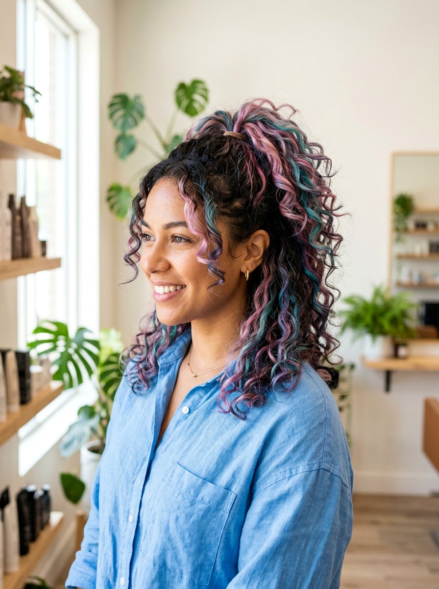 Unicorn Cut Curly Layers - 20 volume haircut for curly hair - 20 volume haircut for curly hair