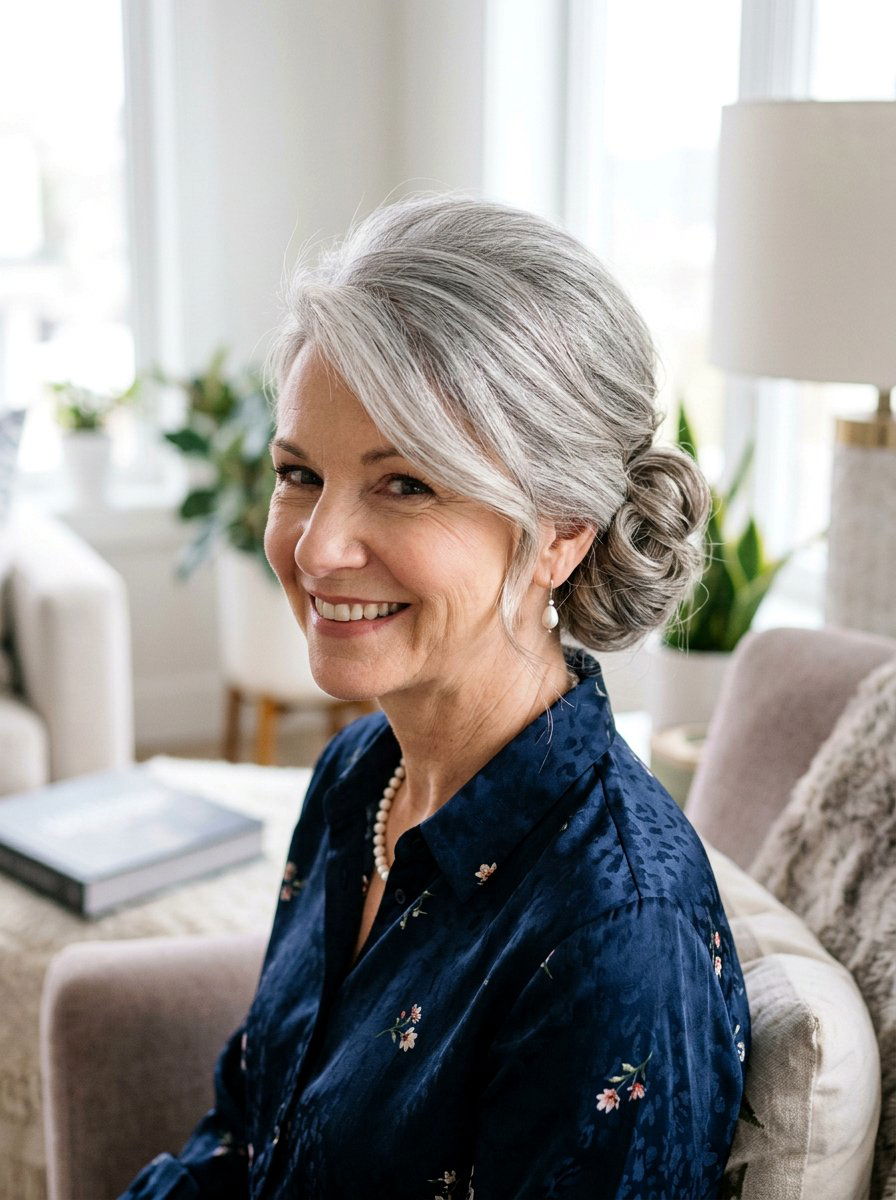 Updo For Short Fine Hair Over 60 - 20 short updo hairstyle for older women - 20 short updo hairstyle for older women