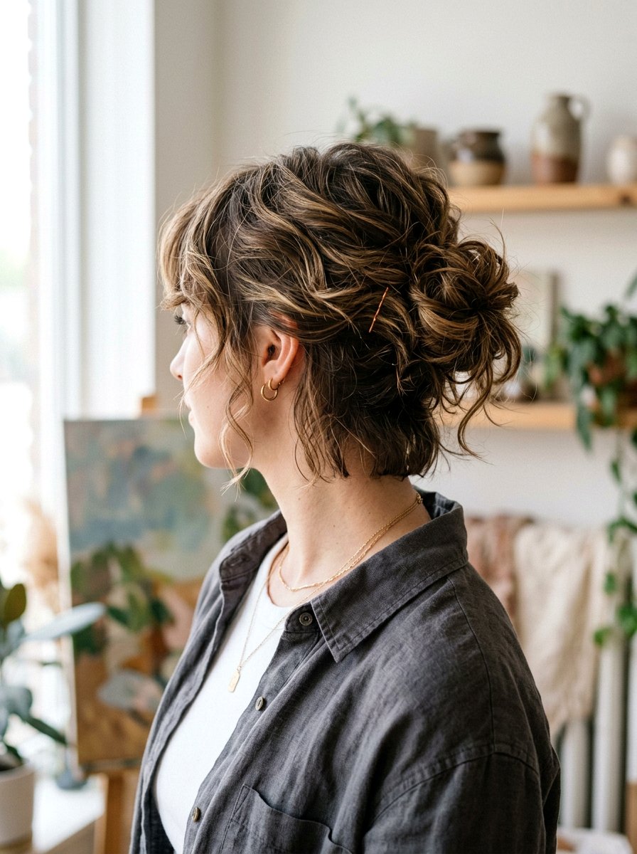 Updo For Short Layered Hair - 20 short updo hairstyle for older women - 20 short updo hairstyle for older women