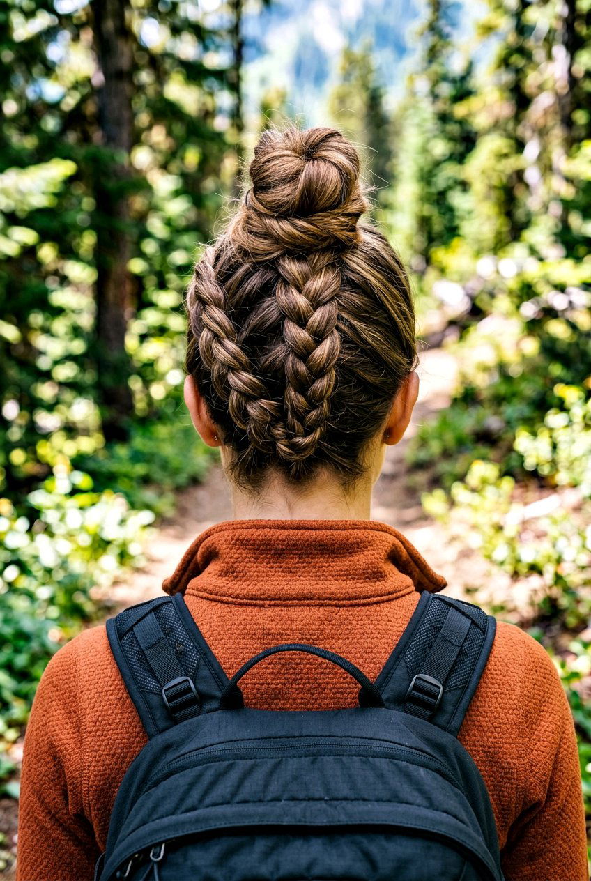 Upside Down Braid Crown - 20 cottagecore braid crown hairstyle - 20 cottagecore braid crown hairstyle