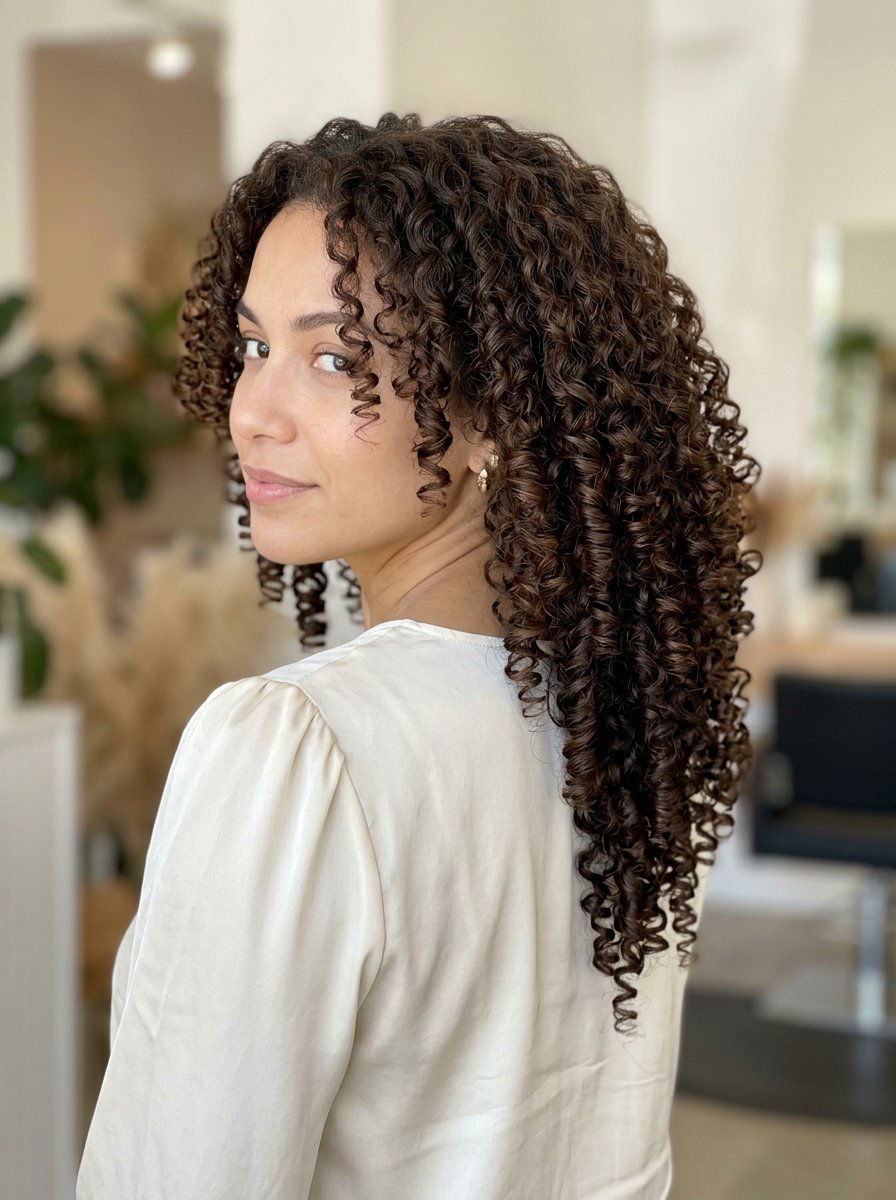 V Cut For 3c Hair - 20 haircut for 3c curly hair - 20 haircut for 3c curly hair