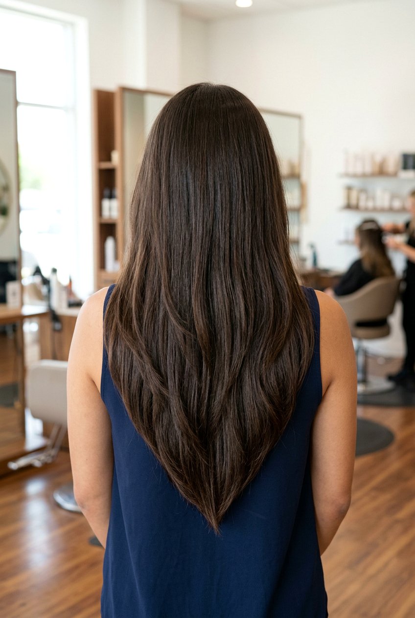 V Cut For Long Thick Hair - 20 best long haircut for thick hair - 20 best long haircut for thick hair