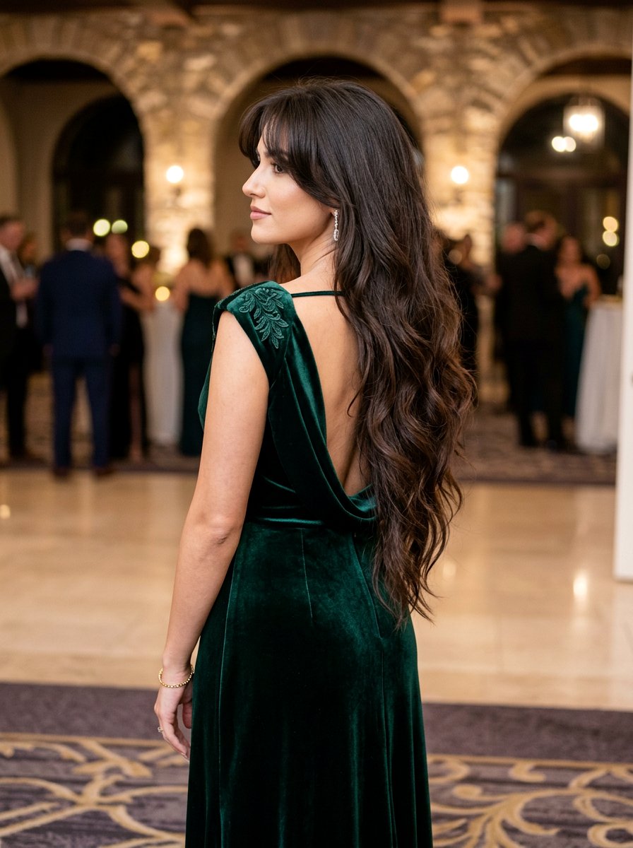 V Cut Layers With Curtain Bangs - 20 elegant layered haircut with curtain bangs - 20 elegant layered haircut with curtain bangs