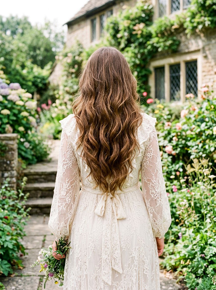 V Cut Long Cottagecore Haircut - 20 cottagecore haircut ideas - 20 cottagecore haircut ideas