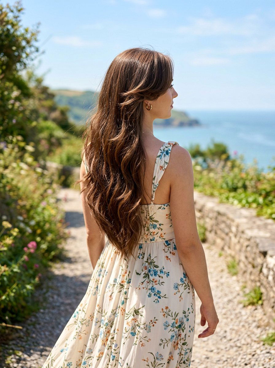 V Cut Long Hair - 20 haircut to fix flat layers - 20 haircut to fix flat layers