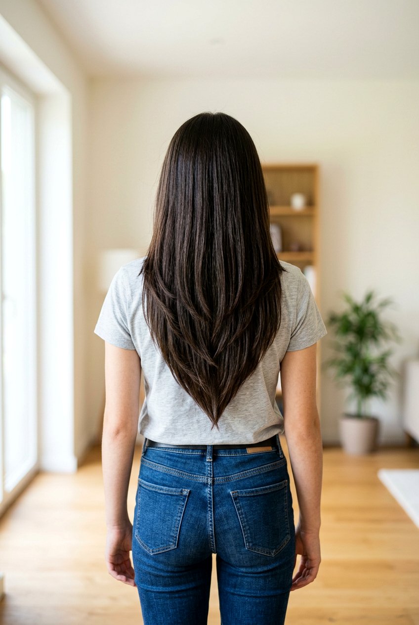 V Cut Long Layers For Teens - 20 long layers for teenage girls - 20 long layers for teenage girls