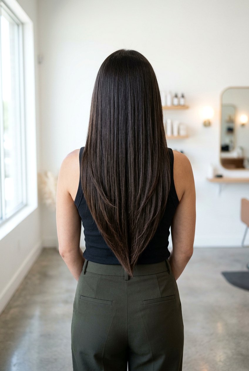 V Cut Long Layers For Thick Straight Hair - 20 layered haircut for long thick straight hair - 20 layered haircut for long thick straight hair