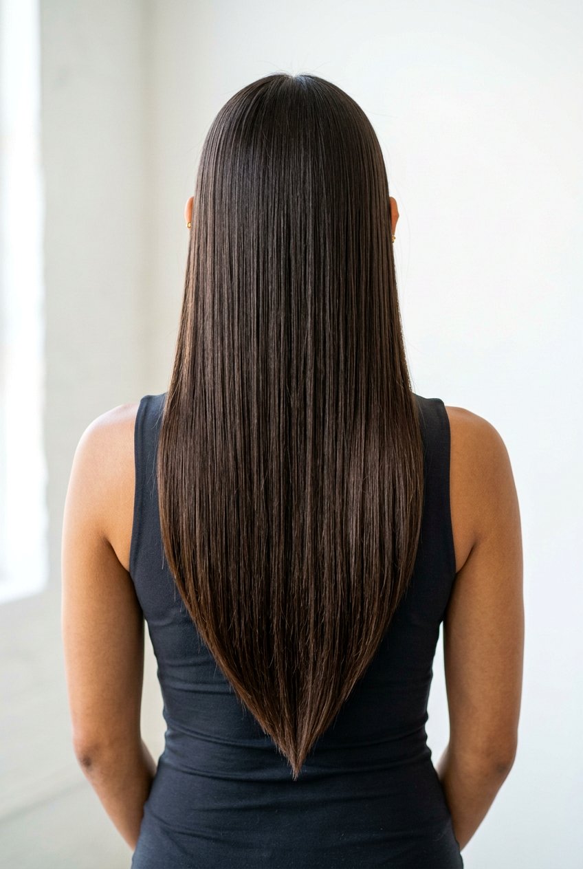 V cut long straight hair - 20 v cut for long hair - 20 v cut for long hair