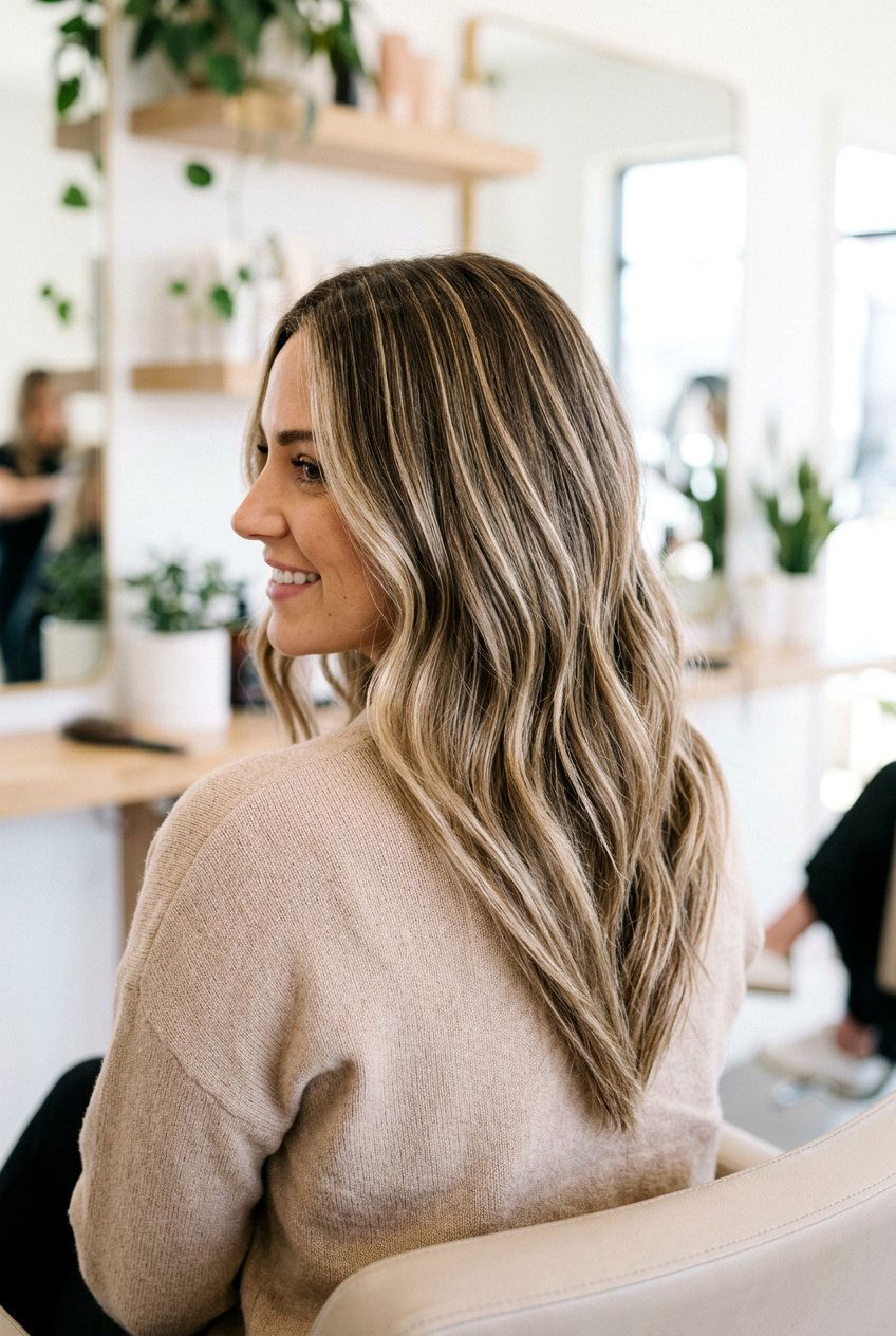 V cut with highlights - 20 v cut for long hair - 20 v cut for long hair