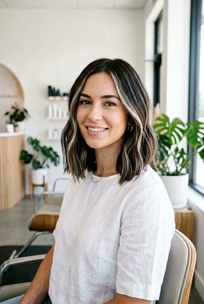 Vanilla Bean Balayage - 20 dark roast balayage on black hair - 20 dark roast balayage on black hair