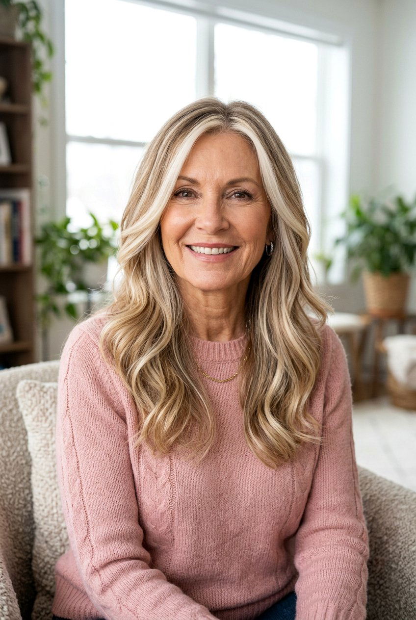 Vanilla Blonde Balayage - 20 blonde balayage for women over 60 - 20 blonde balayage for women over 60