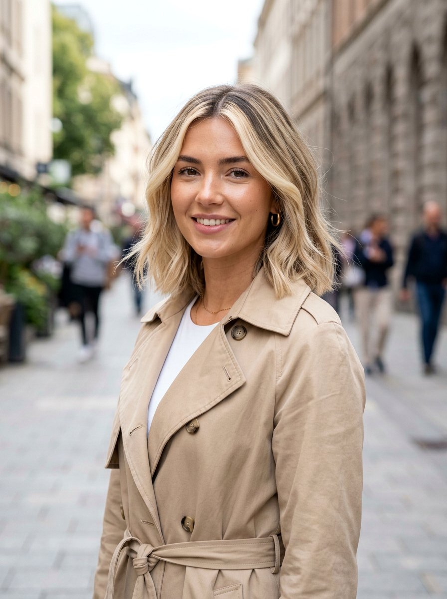 Vanilla Blonde With Money Piece And Shadow Root - 20 vanilla blonde with shadow root - 20 vanilla blonde with shadow root