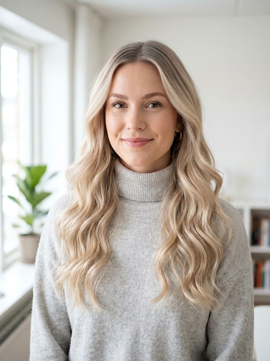 Vanilla Blonde With Scandinavian Shadow Root - 20 vanilla blonde with shadow root - 20 vanilla blonde with shadow root