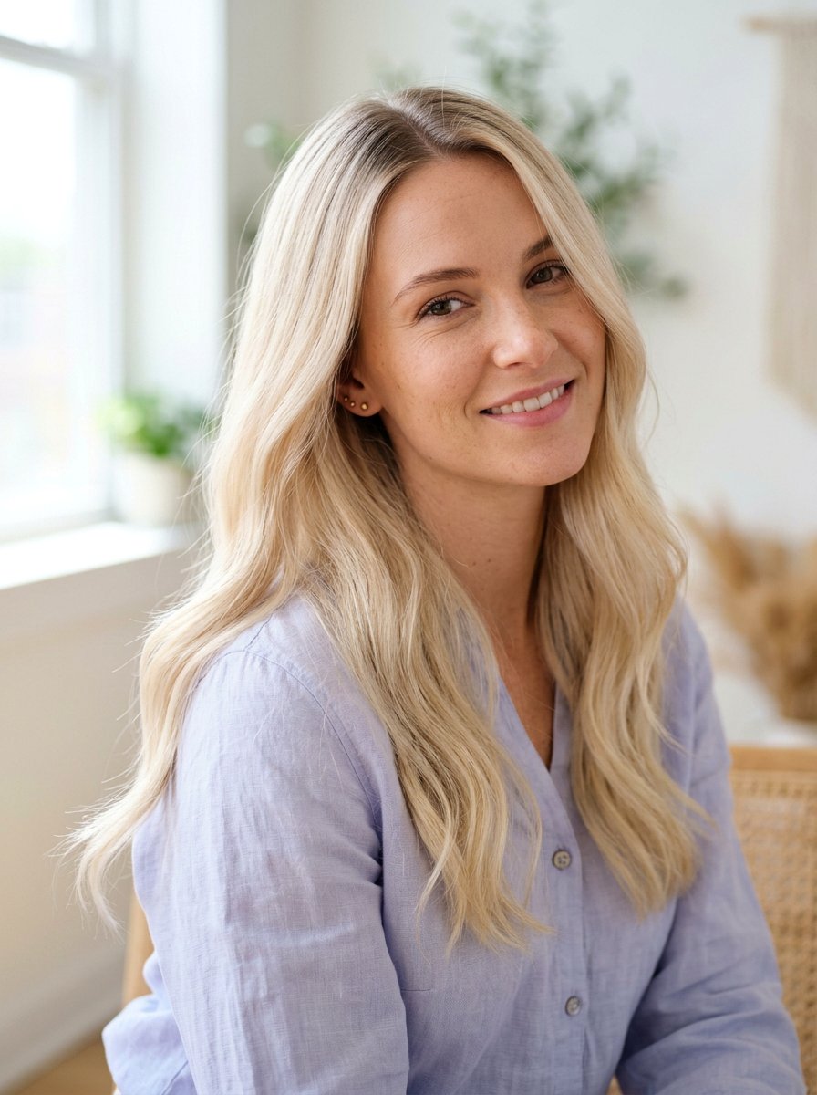 Vanilla Blonde With Soft Blended Shadow Root - 20 vanilla blonde with shadow root - 20 vanilla blonde with shadow root