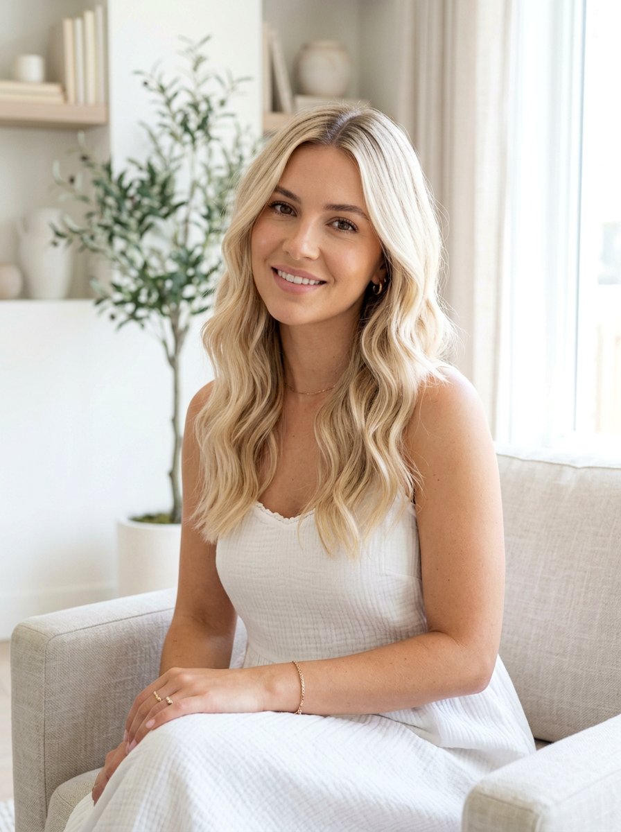 Vanilla Blonde With Subtle Shadow Root - 20 vanilla blonde with shadow root - 20 vanilla blonde with shadow root