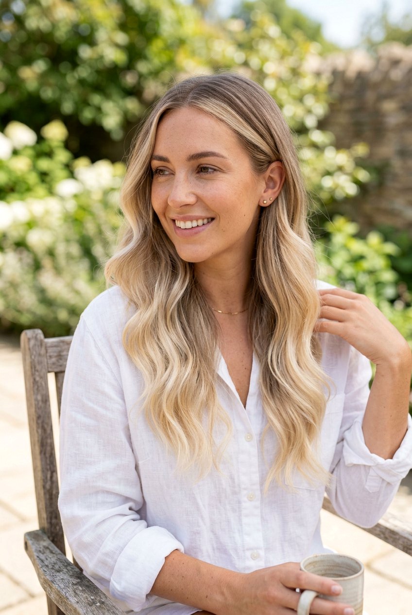 Vanilla Cream Color Melt - 20 soft money piece for blonde mature hair - 20 soft money piece for blonde mature hair