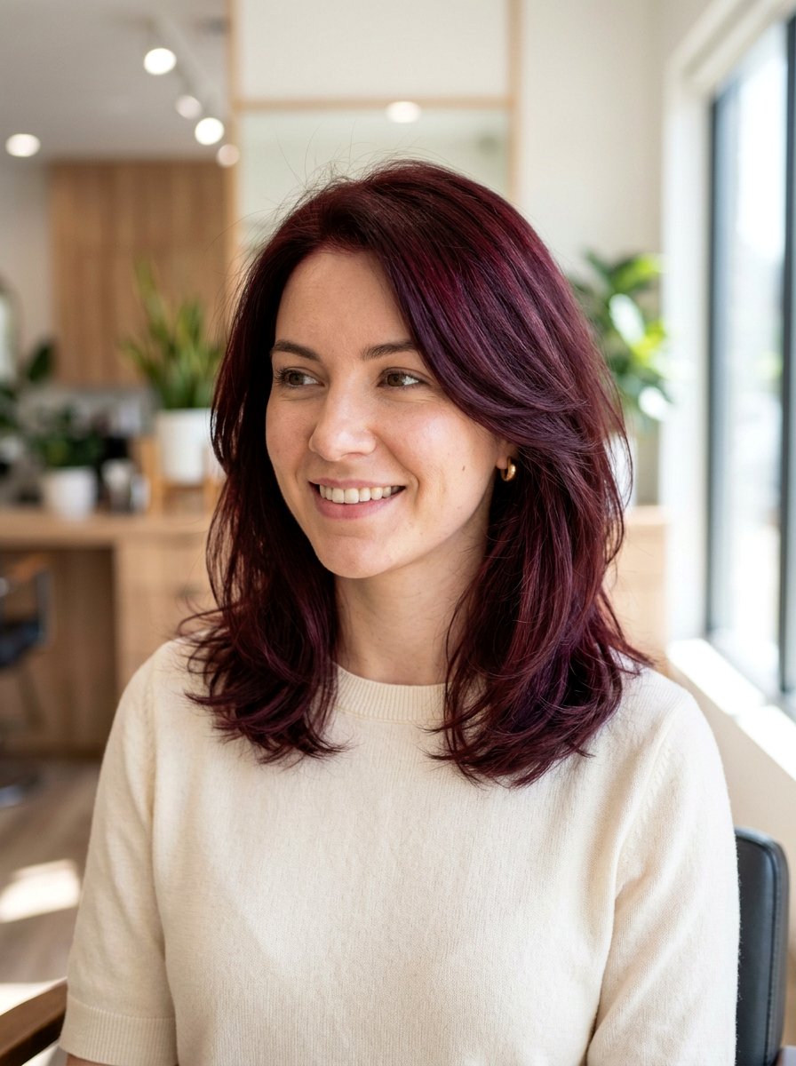 20 Velvet Burgundy Hair Color Ideas For A Rich, Luxe Look