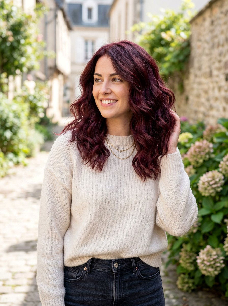 Velvet Burgundy Hair Color For Wavy Hair - 20 velvet burgundy hair color - 20 velvet burgundy hair color