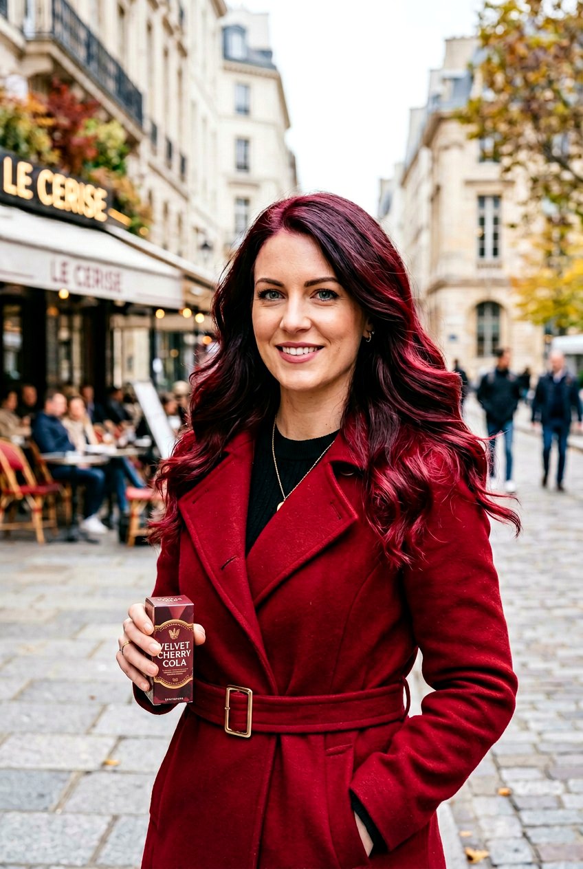 Velvet Cherry Cola - 20 editorial hair color ideas - 20 editorial hair color ideas