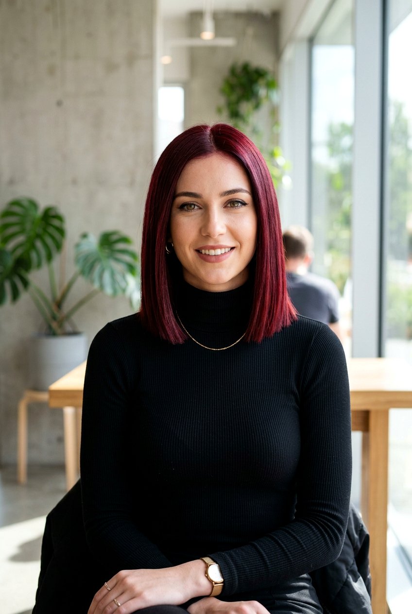 Velvet Red Bob Haircut - 20 velvet red hair color - 20 velvet red hair color