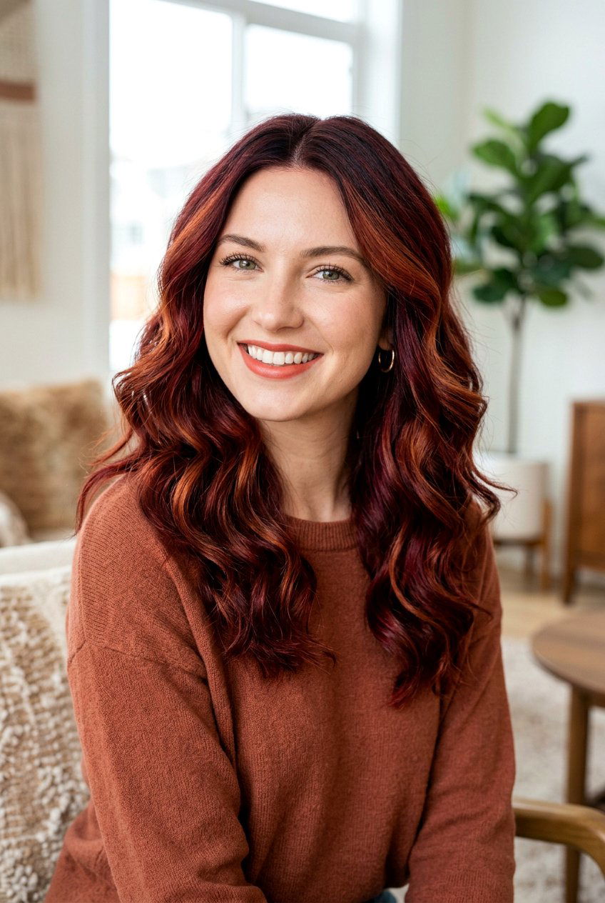 Velvet Red with Copper Tones - 20 velvet red hair color - 20 velvet red hair color