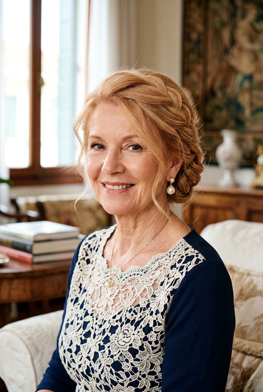 Venetian Blonde - 20 hair color for women over 70 with warm skin tone - 20 hair color for women over 70 with warm skin tone