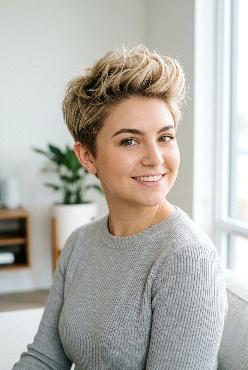 Very Short Haircut For Round Face - 20 best short haircut for round face - 20 best short haircut for round face