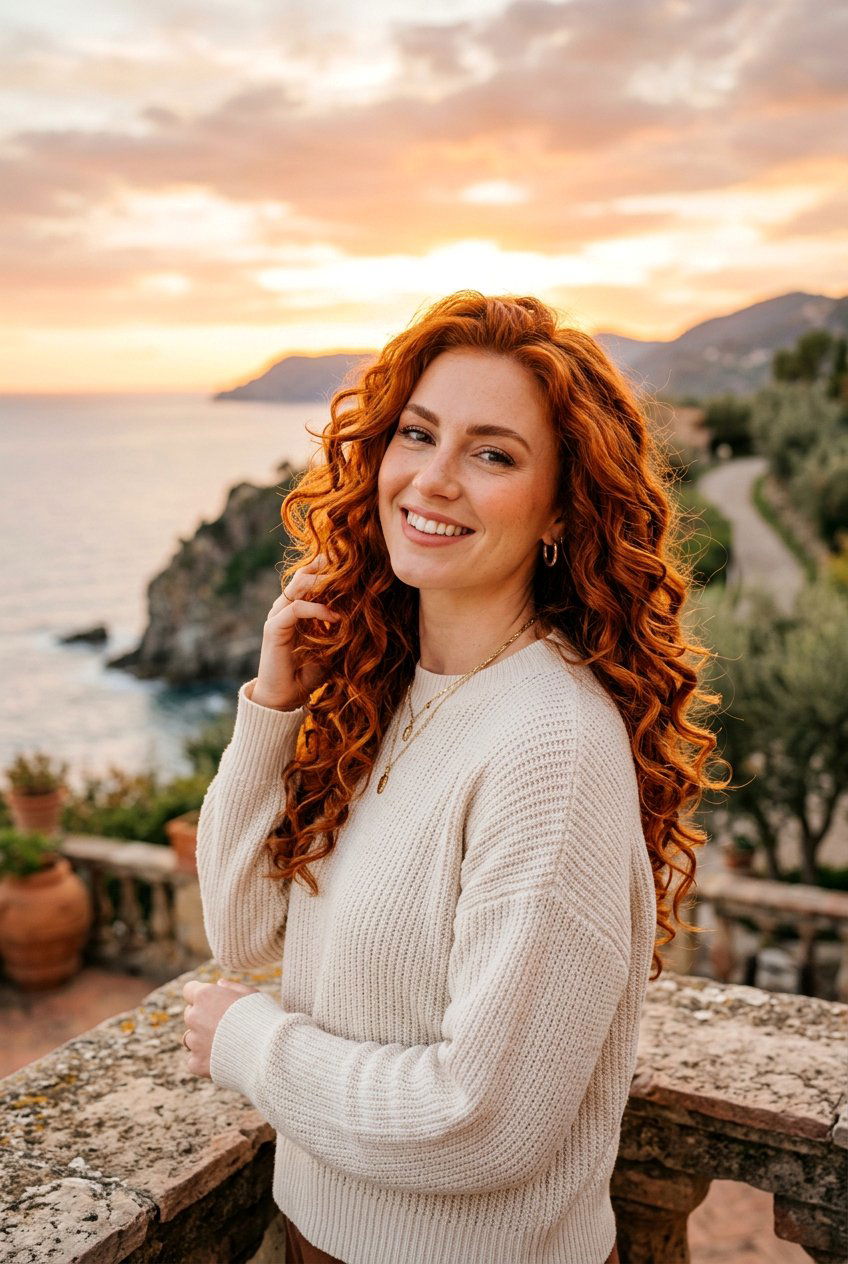Vibrant Copper Red Sunset Hair - 20 sunset copper hair - 20 sunset copper hair