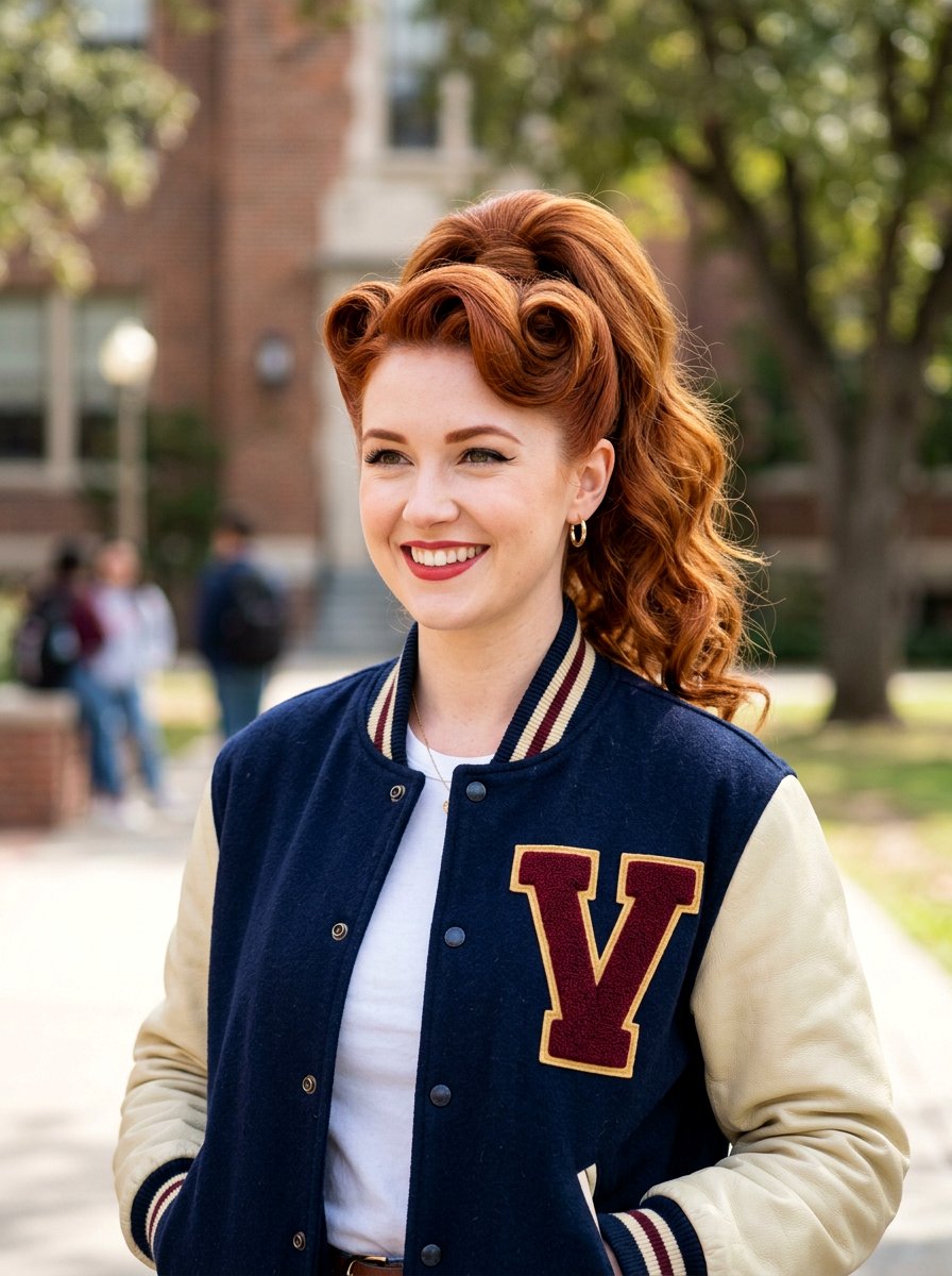 Victory Rolls With High Ponytail - 20 victory rolls for long hair - 20 victory rolls for long hair