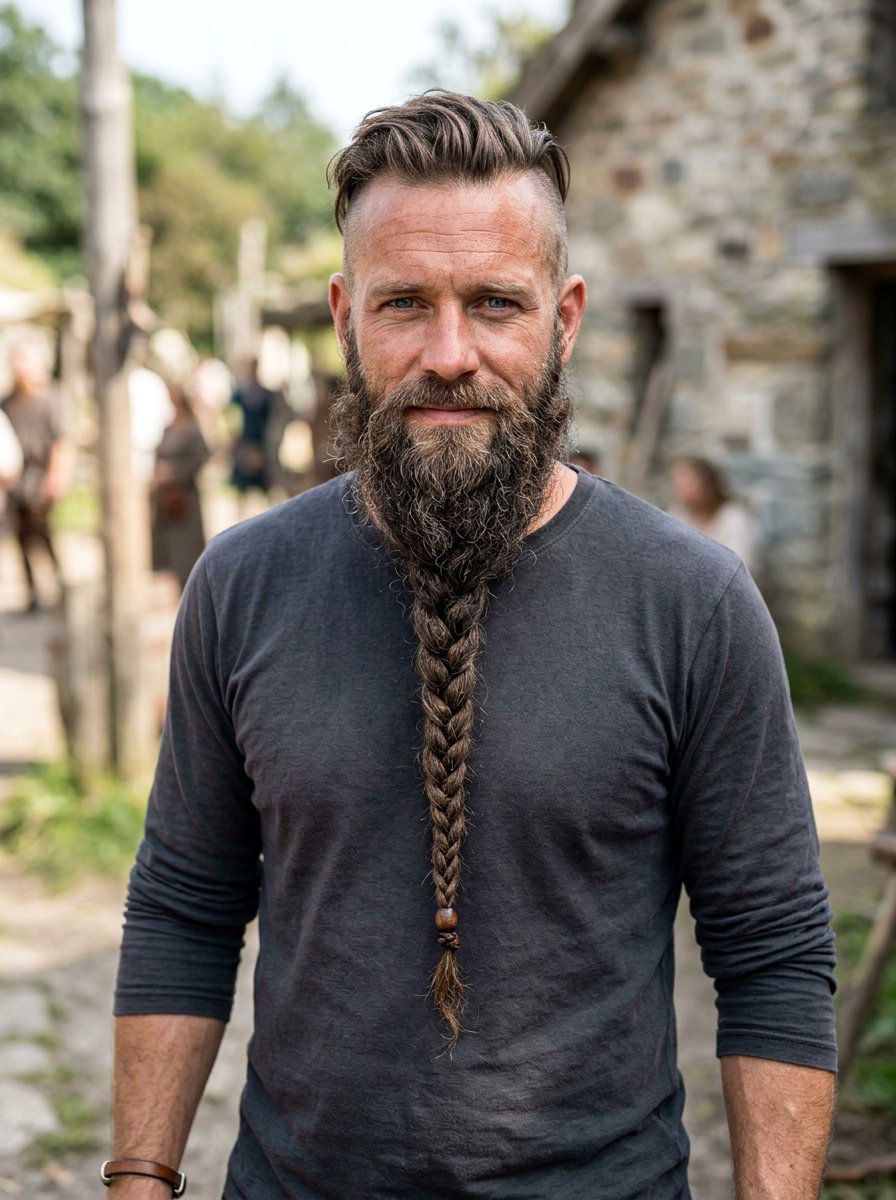 Viking Braided Beard Men - 20 viking braid hairstyles for men - 20 viking braid hairstyles for men