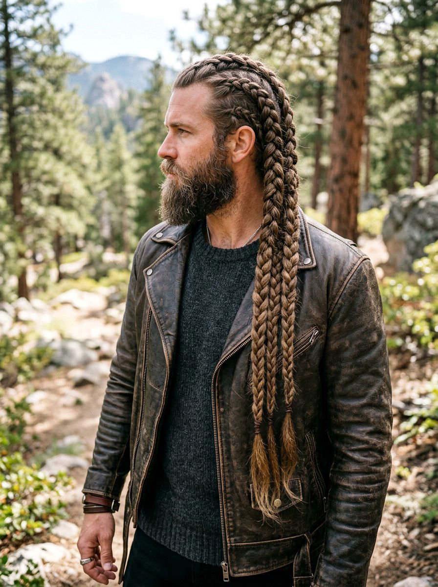 Viking Braids For Long Hair - 20 viking braid hairstyles for men - 20 viking braid hairstyles for men