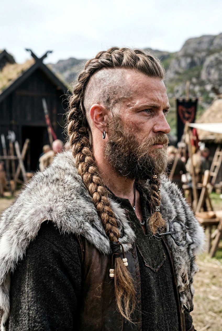 Viking Hairstyle - 20 long hairstyles for men - 20 long hairstyles for men