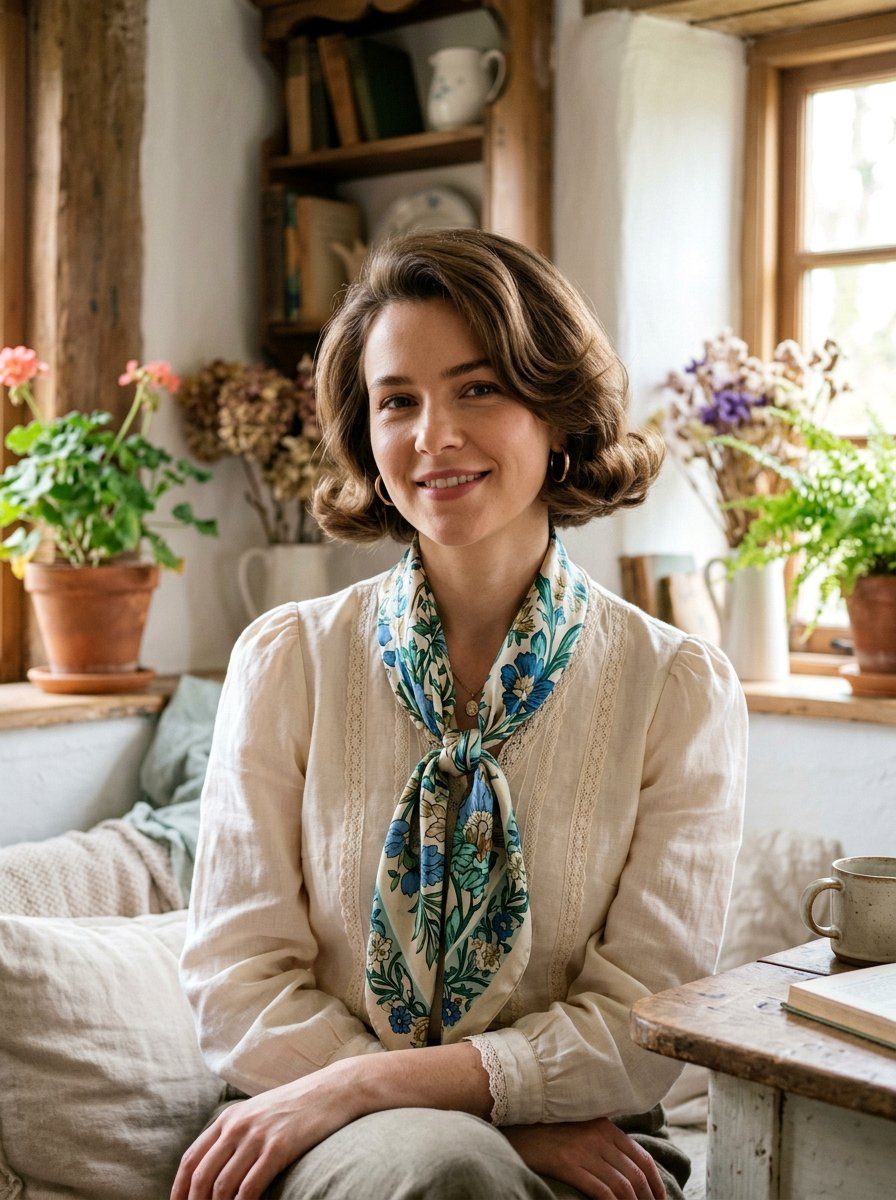 Vintage Bob Cottagecore Haircut - 20 cottagecore haircut ideas - 20 cottagecore haircut ideas