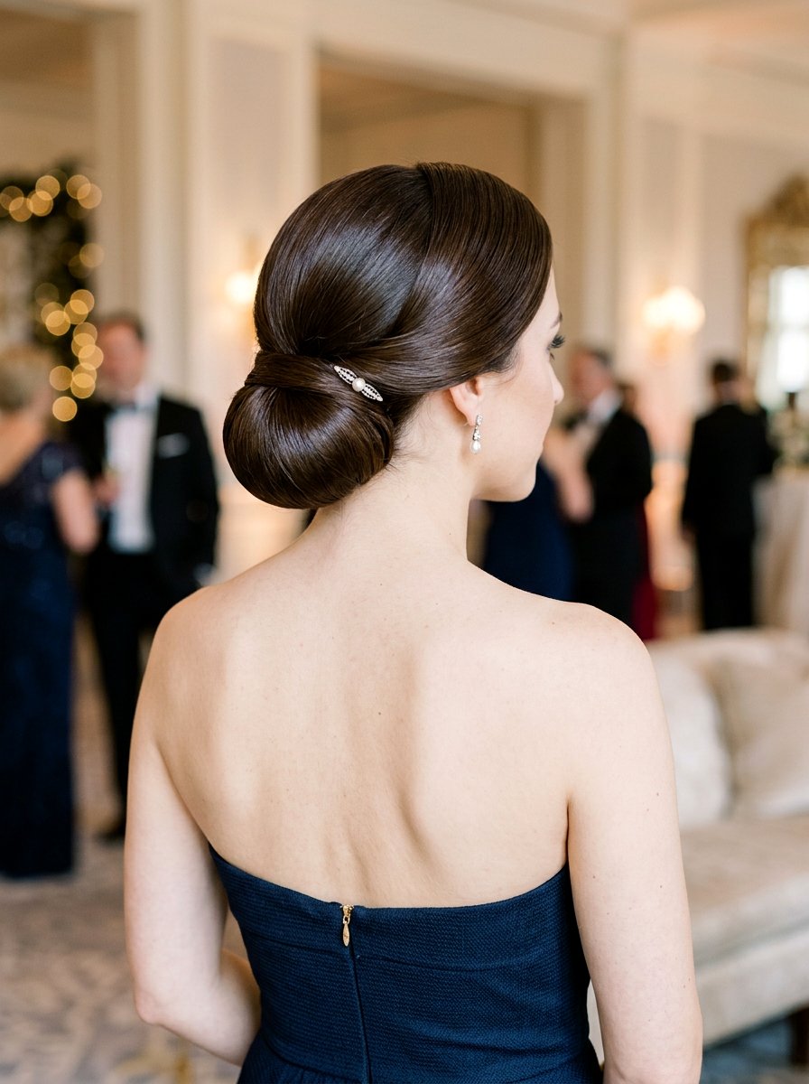 Vintage Chignon Updo - 20 glamorous old hollywood hair ideas - 20 glamorous old hollywood hair ideas