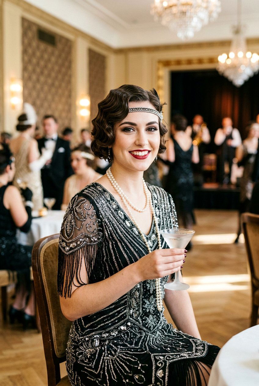 Vintage Finger Waves - 20 best bridesmaid hairstyle ideas - 20 best bridesmaid hairstyle ideas