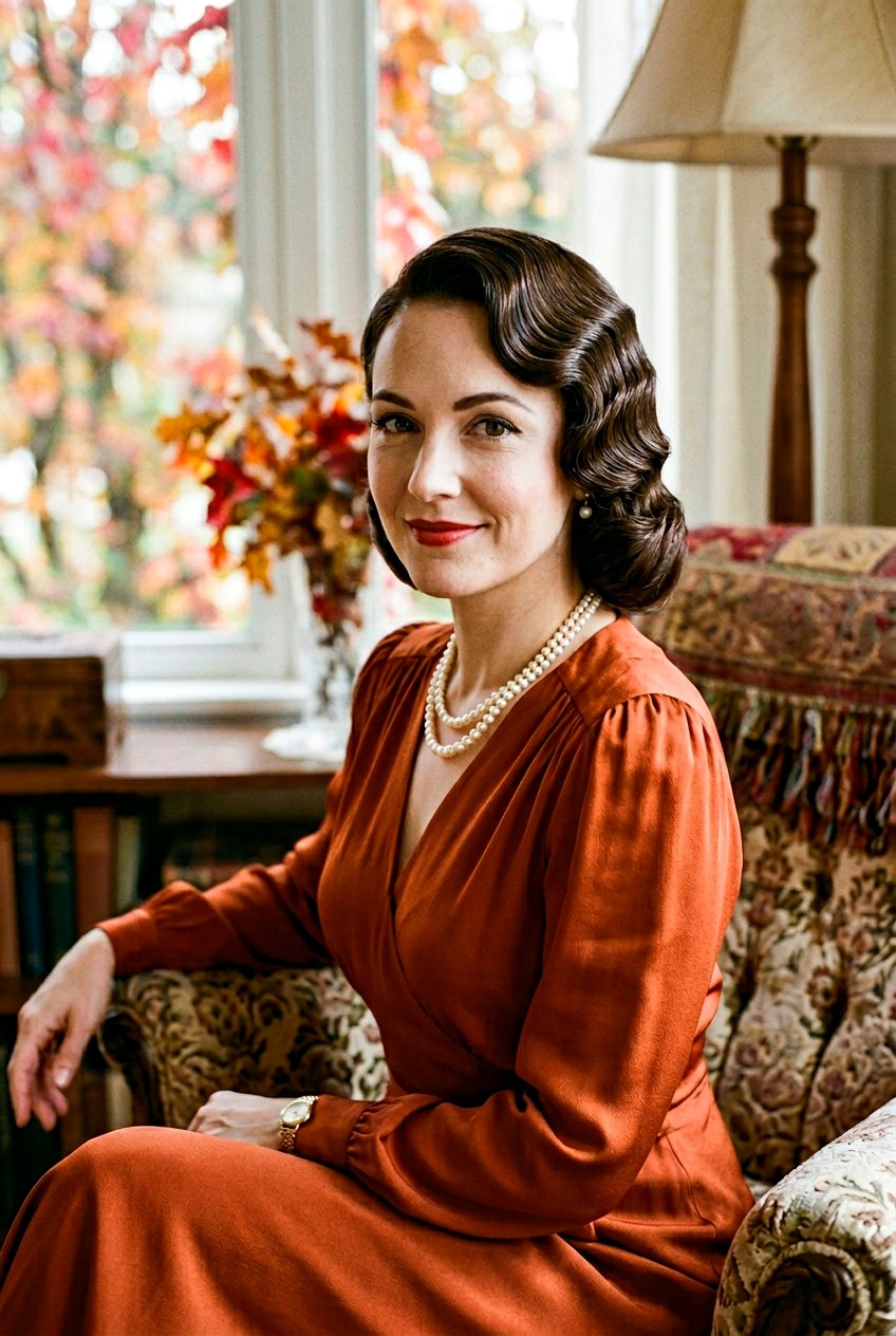 Vintage Finger Waves - 20 bridal hairstyle for minimalist wedding - 20 bridal hairstyle for minimalist wedding