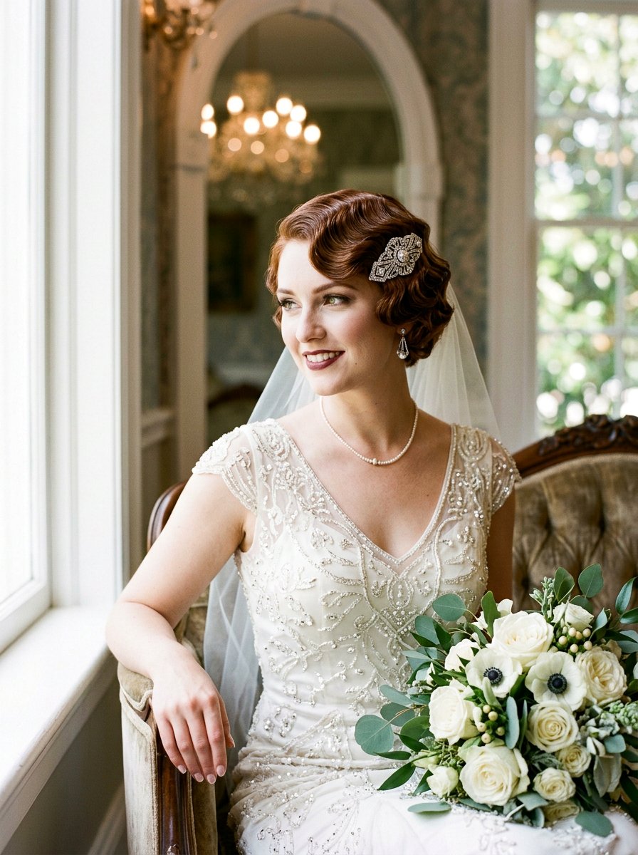 20 Stunning Simple Bridal Hairstyle for Short Hair Ideas