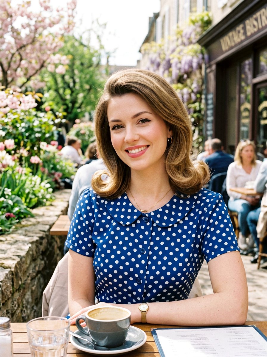 Vintage Flip Haircut - 20 cute shoulder length haircut ideas - 20 cute shoulder length haircut ideas